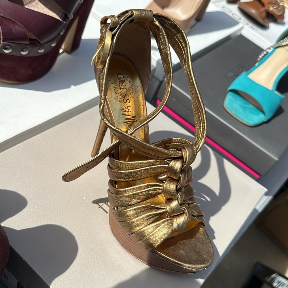 Gold heels